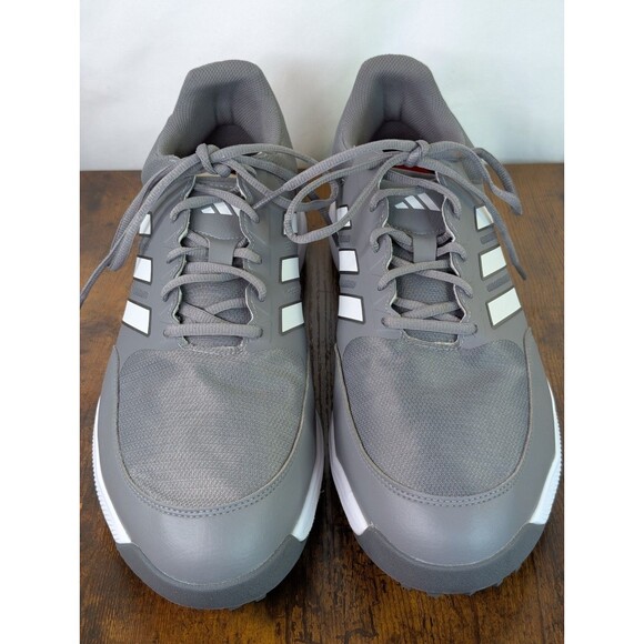 Adidas Tech Response 3.0 GV6889 Grey Four White Grey Three Men Golf Shoes sz14 - Picture 3 of 16